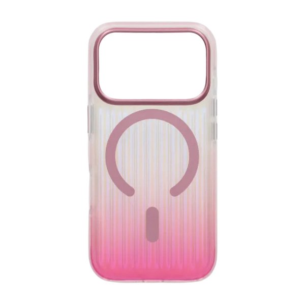 iPhone 17 Pro Max Cover Bølget MagSafe Pink
