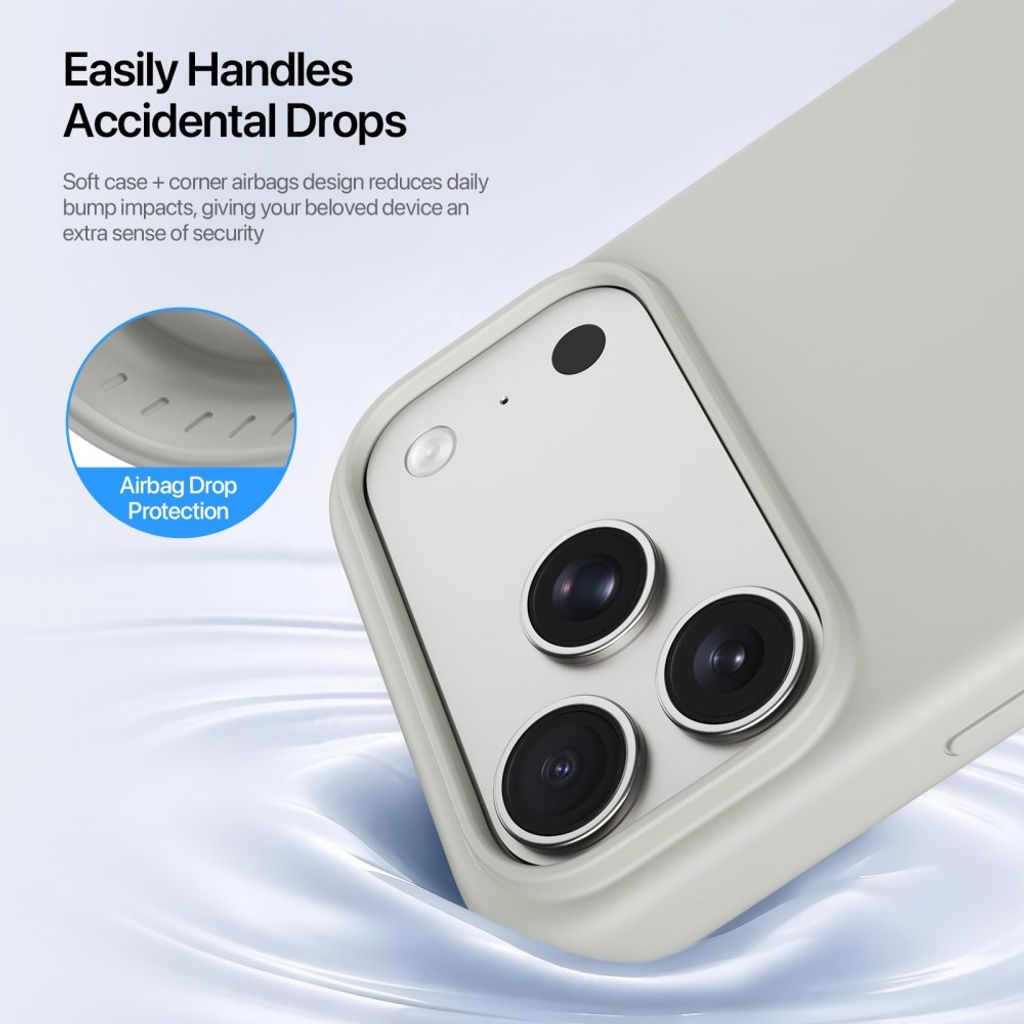 Dux Ducis iPhone 17 Pro Max/iPhone 18 Pro Max Cover Piel Series MagSafe Beige