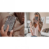 iDecoz iPhone X/Xs Cover Square Case Python