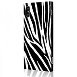 iDecoz iPhone X/Xs Cover Square Case Zebra