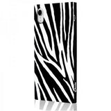 iDecoz iPhone Xr Cover Square Case Zebra