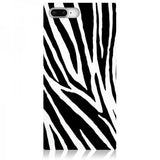 iDecoz iPhone 7 Plus/iPhone 8 Plus Cover Square Case Zebra