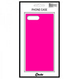 iDecoz iPhone 7 Plus/iPhone 8 Plus Cover Square Case Neon Rosa