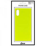 iDecoz iPhone Xs Max Cover Square Case Neon Gul
