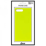 iDecoz iPhone 7 Plus/iPhone 8 Plus Cover Firkantet Neon Gul
