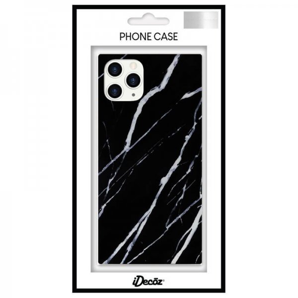 iDecoz iPhone 11 Pro Cover Square Case Marble Sort