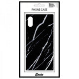 iDecoz iPhone X/Xs Cover Square Case Marmor Sort