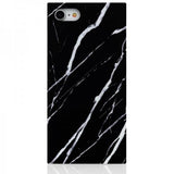 iDecoz iPhone 7/8/SE Skal Square Case Marmor Sort