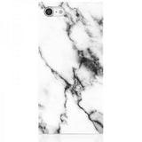 iDecoz iPhone 7/8/SE Cover Square Case Marble Hvid