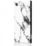 iDecoz iPhone 7/8/SE Cover Square Case Marble Hvid