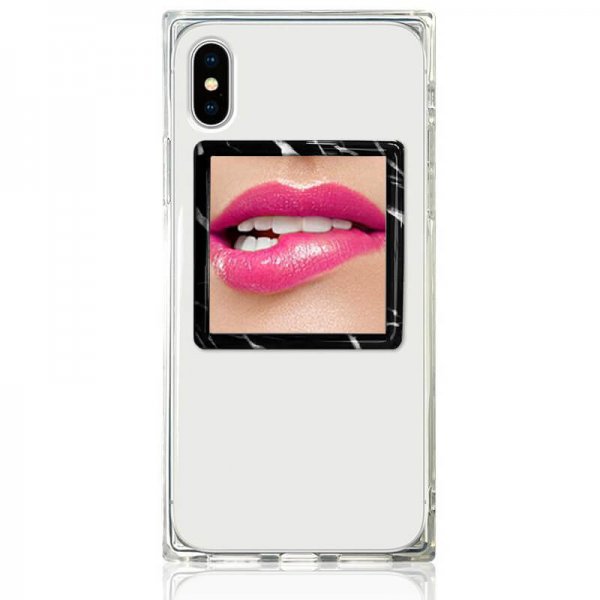 iDecoz Mobilspejl Phone Mirror Sort Marmor
