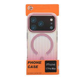 iPhone 17 Pro Max Cover Bølget MagSafe Pink