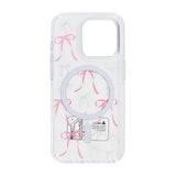 iPhone 15 Pro Cover Mønster MagSafe Roset