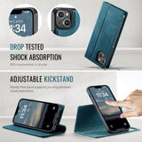 CaseMe iPhone 14 Plus/iPhone 15 Plus Etui C49 Series Grøn