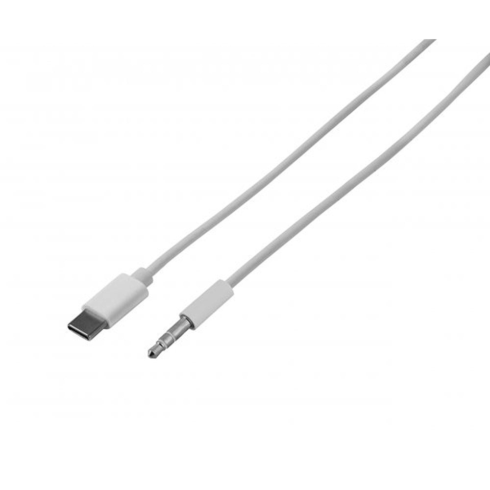 Vivanco Kabel Lydkabel USB-C til 3.5mm 1m Hvid