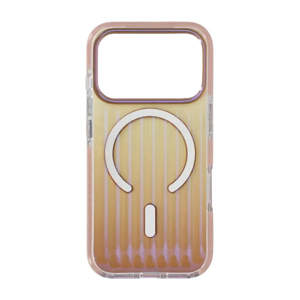 iPhone 17 Pro Max Cover Bølget MagSafe Guld