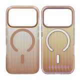 iPhone 17 Pro Cover Bølget MagSafe Guld