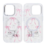 iPhone 15 Pro Max Cover Mønster MagSafe Roset