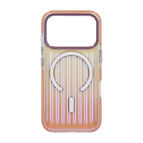 iPhone 17 Pro Cover Bølget MagSafe Rosegold