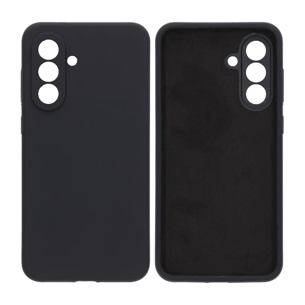 Samsung Galaxy A36 Cover Silikone Kameralinsebeskytter Sort