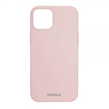 Onsala iPhone 13 Mini Cover Silikone Sand Pink