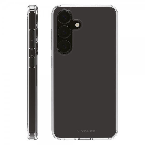 Vivanco Samsung Galaxy S25 Plus Cover Krystalklar Gennemsigtig