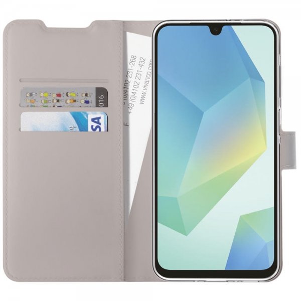 Vivanco Samsung Galaxy A16 Etui Classic Wallet Greige