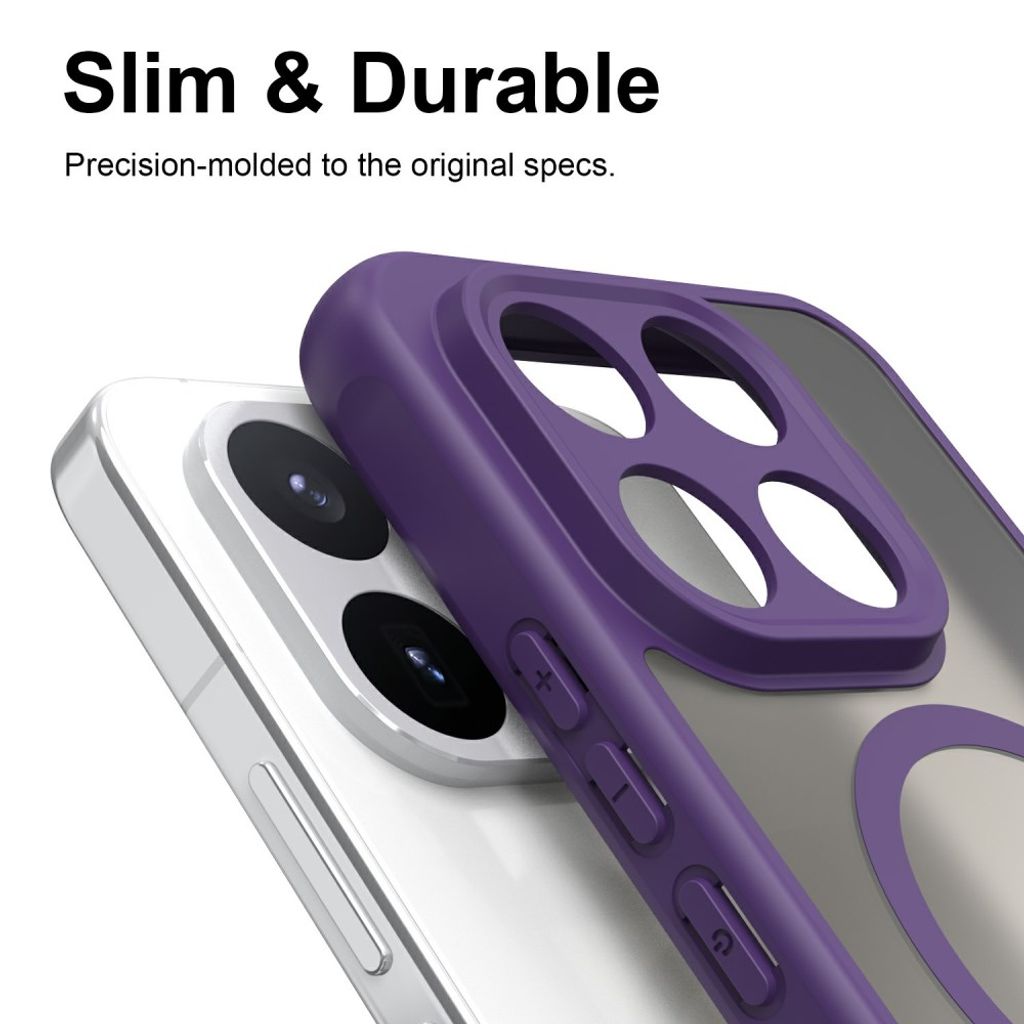Xiaomi 17T Pro Cover Frostad MagSafe Lilla