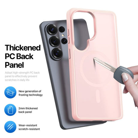 Dux Ducis Samsung Galaxy S26 Ultra Cover Yind Series MagSafe Lyserød