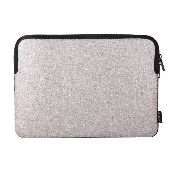 Onsala Sleeve Laptopcover Glitter 14" Sølv