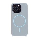 iPhone 15 Pro Cover TPU MagSafe Blank Blå