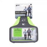 Gear Sportsarmbånd Premium Medium 5.5" Grå/Gul