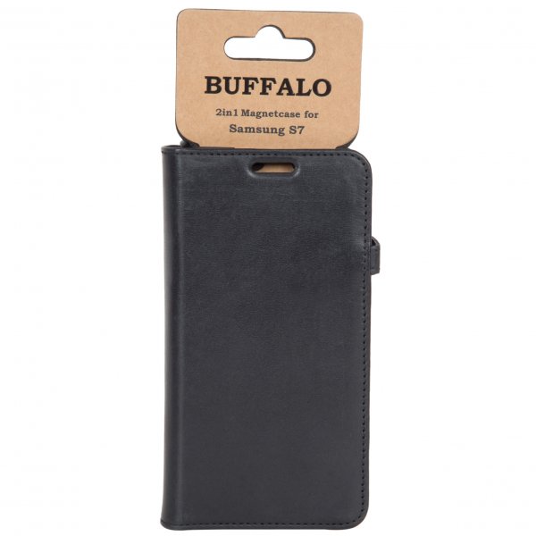 Buffalo Samsung Galaxy S7 Etui 2i1 Magnet Cover Sort