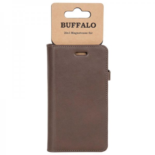 Buffalo Samsung Galaxy S9 Cover 2i1 Magnet Case Brun