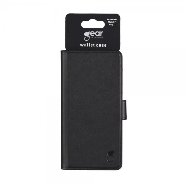 Gear Motorola Moto G7 Play Cover 3 Kortlommer Sort