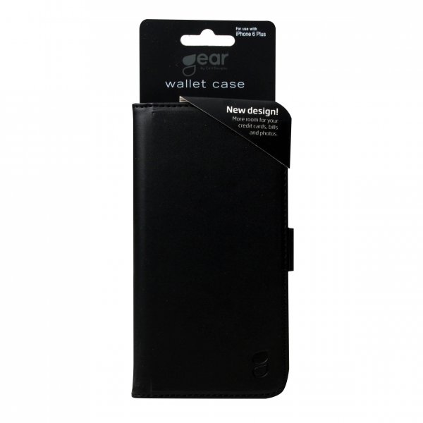 Gear iPhone 6/6S Plus Cover 7 Kortlommer Sort