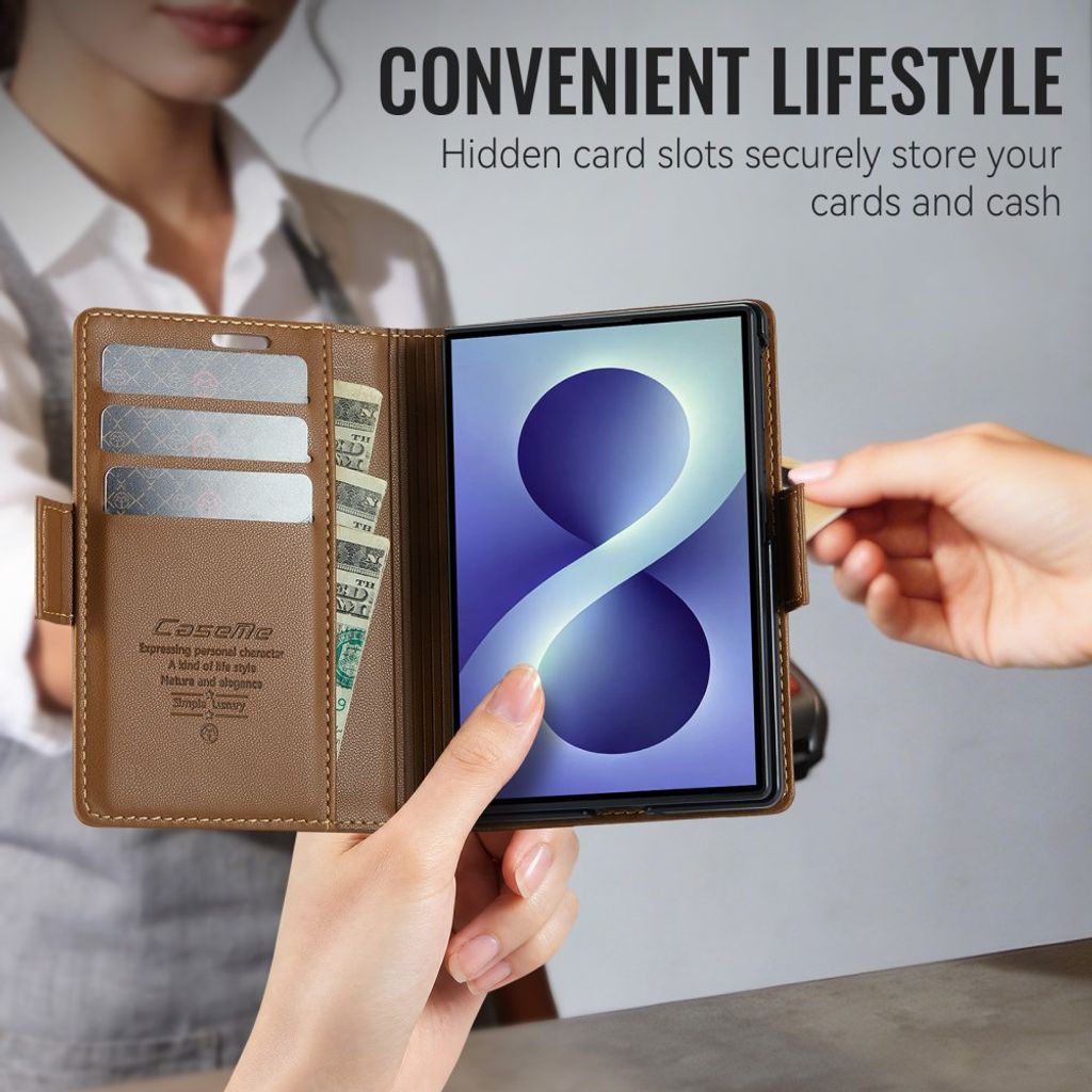 CaseMe Samsung Galaxy Z Fold 8 Etui 023 Series Brun