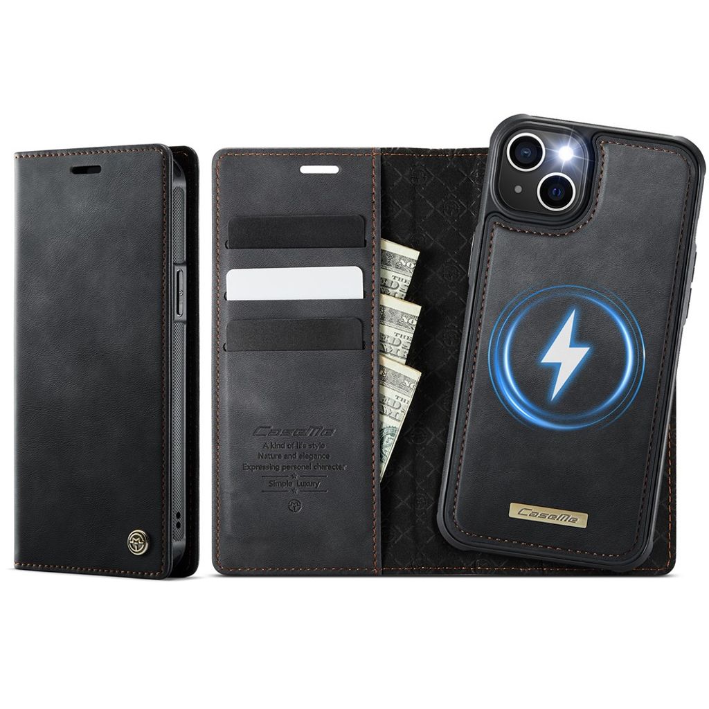 CaseMe iPhone 14 Plus/iPhone 15 Plus Etui C49 Series Sort