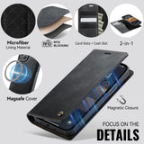 CaseMe iPhone 14 Plus/iPhone 15 Plus Etui C49 Series Sort