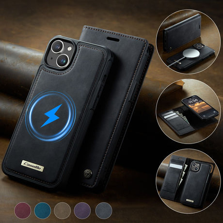 CaseMe iPhone 14 Plus/iPhone 15 Plus Etui C49 Series Sort