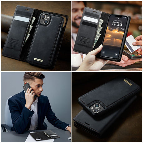 CaseMe iPhone 14 Plus/iPhone 15 Plus Etui C49 Series Sort