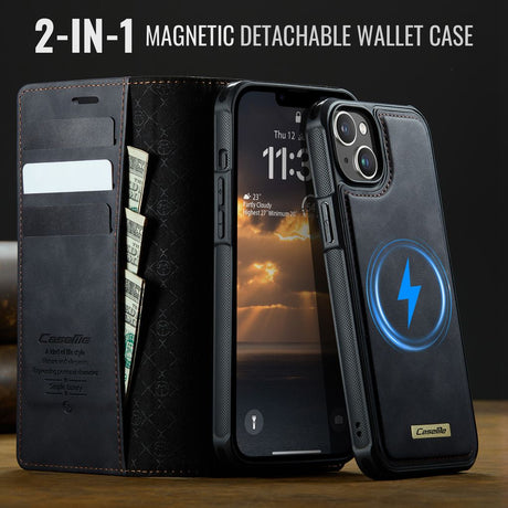 CaseMe iPhone 14 Plus/iPhone 15 Plus Etui C49 Series Sort