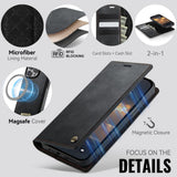 CaseMe iPhone 15 Pro Max Etui C49 Series Sort