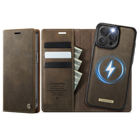 CaseMe iPhone 15 Pro Max Etui C49 Series Brun