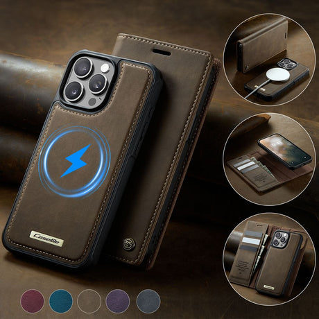 CaseMe iPhone 15 Pro Max Etui C49 Series Brun