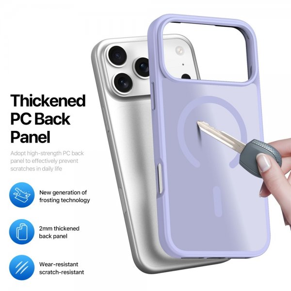 Dux Ducis iPhone 17 Pro Cover Yind Series MagSafe Lilla