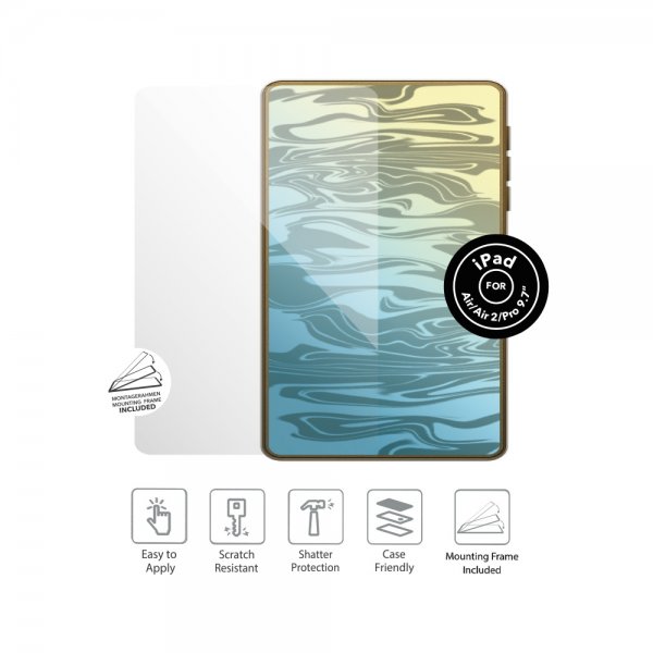 Gear iPad Air 1/iPad Air 2 Skærmbeskyttelse 2.5D