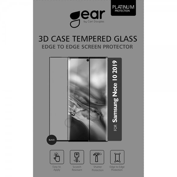 Gear Samsung Galaxy Note 10 Skærmbeskyttelse 3D