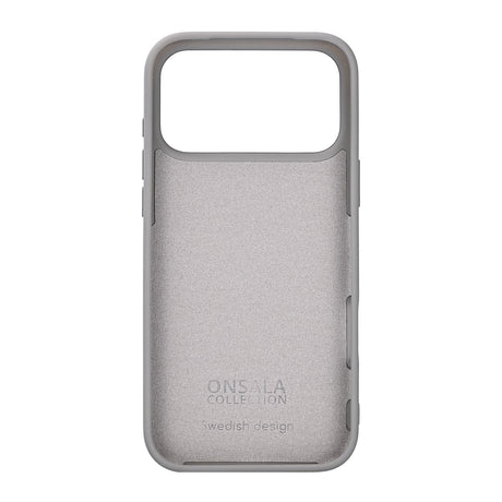 Onsala iPhone 17 Pro Max/iPhone 18 Pro Max Cover med silikonefølelse Concrete
