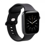 Gear Apple Watch 44/45/46mm/Apple Watch Ultra Silikone Rem Sort